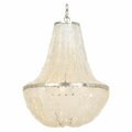 Crystorama 6 Light Antique Silver Eclectic Chandelier BRI-3006-SA